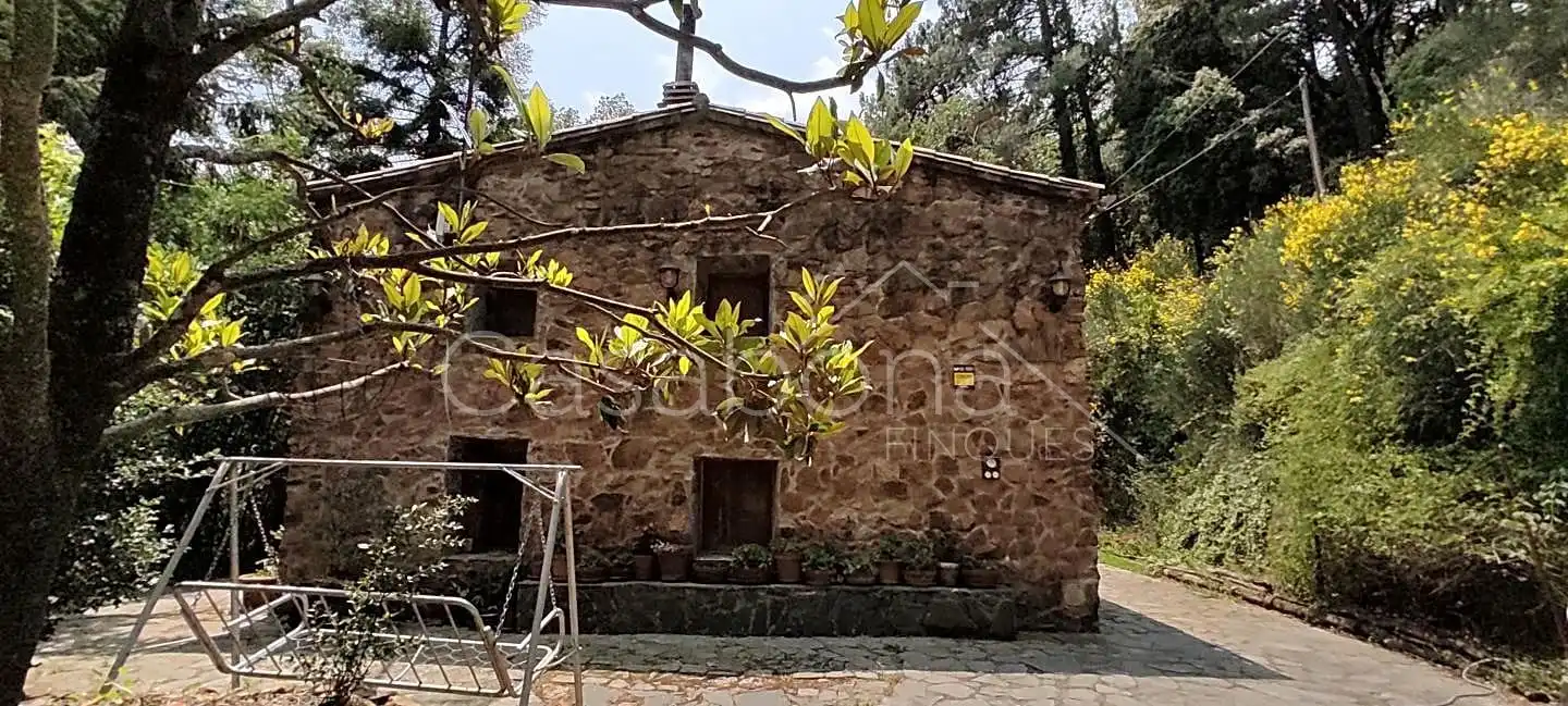Vista exterior de Finca rústica en venta en Arbúcies con Jardín privado, Terraza y Amueblado