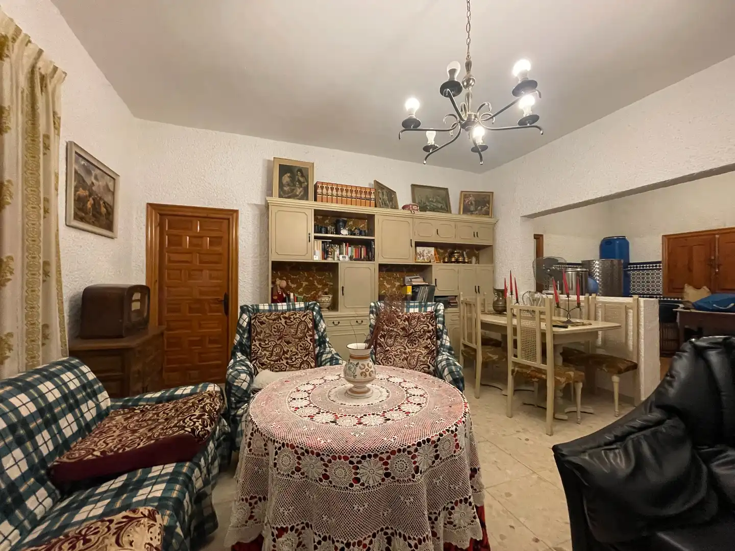 Wohnzimmer von Country house zum Verkauf in Tabernas mit Klimaanlage, Heizung und Terrasse