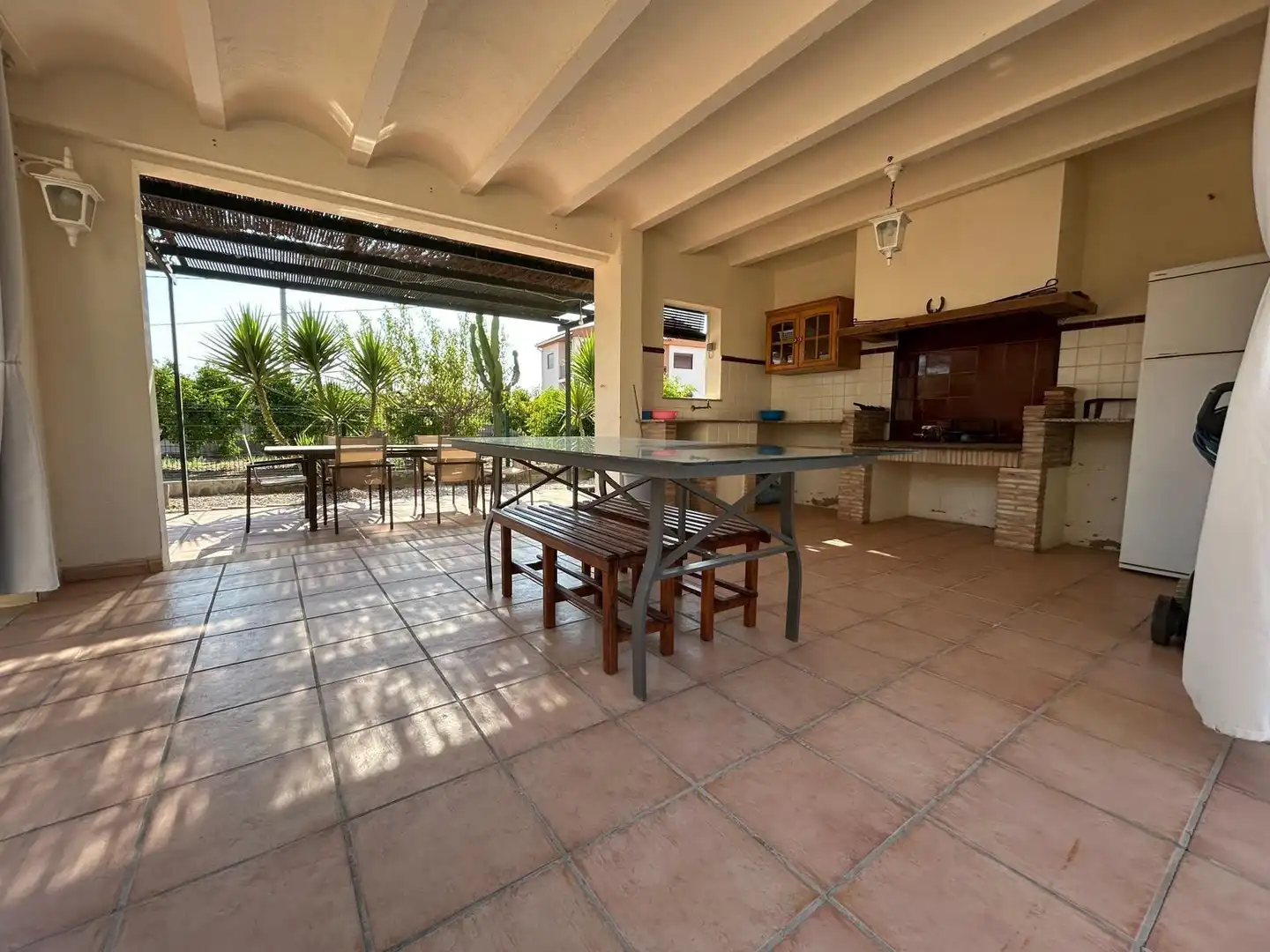 Terraza de Casa o chalet en venta en La Font d'en Carròs con Aire acondicionado, Calefacción y Jardín privado
