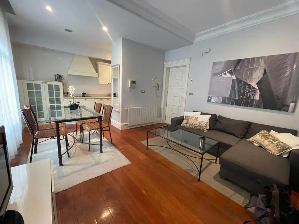 Sala de estar de Piso de alquiler en Bilbao  con Calefacción, Horno y Lavadora