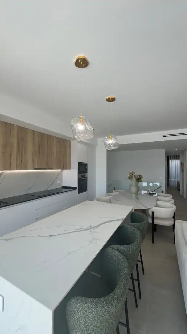 Küche von Maisonette zum Verkauf in La Nucia mit Klimaanlage, Privatgarten und Terrasse