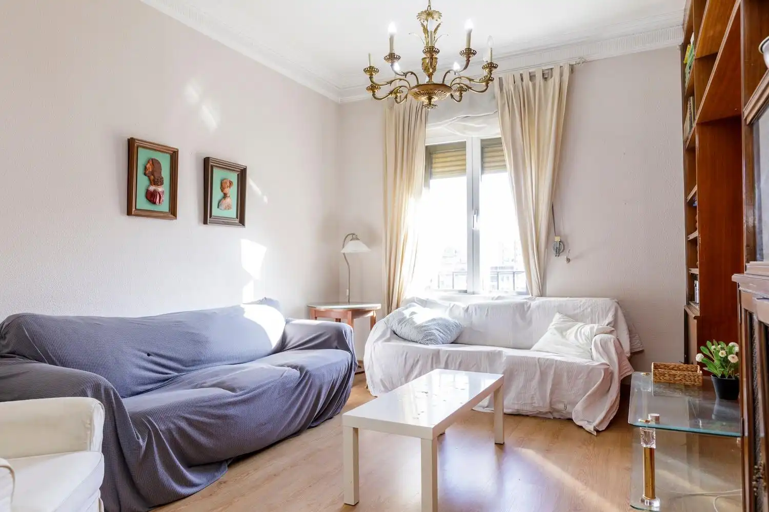 Sala de estar de Piso en venta en Zaragoza con Calefacción