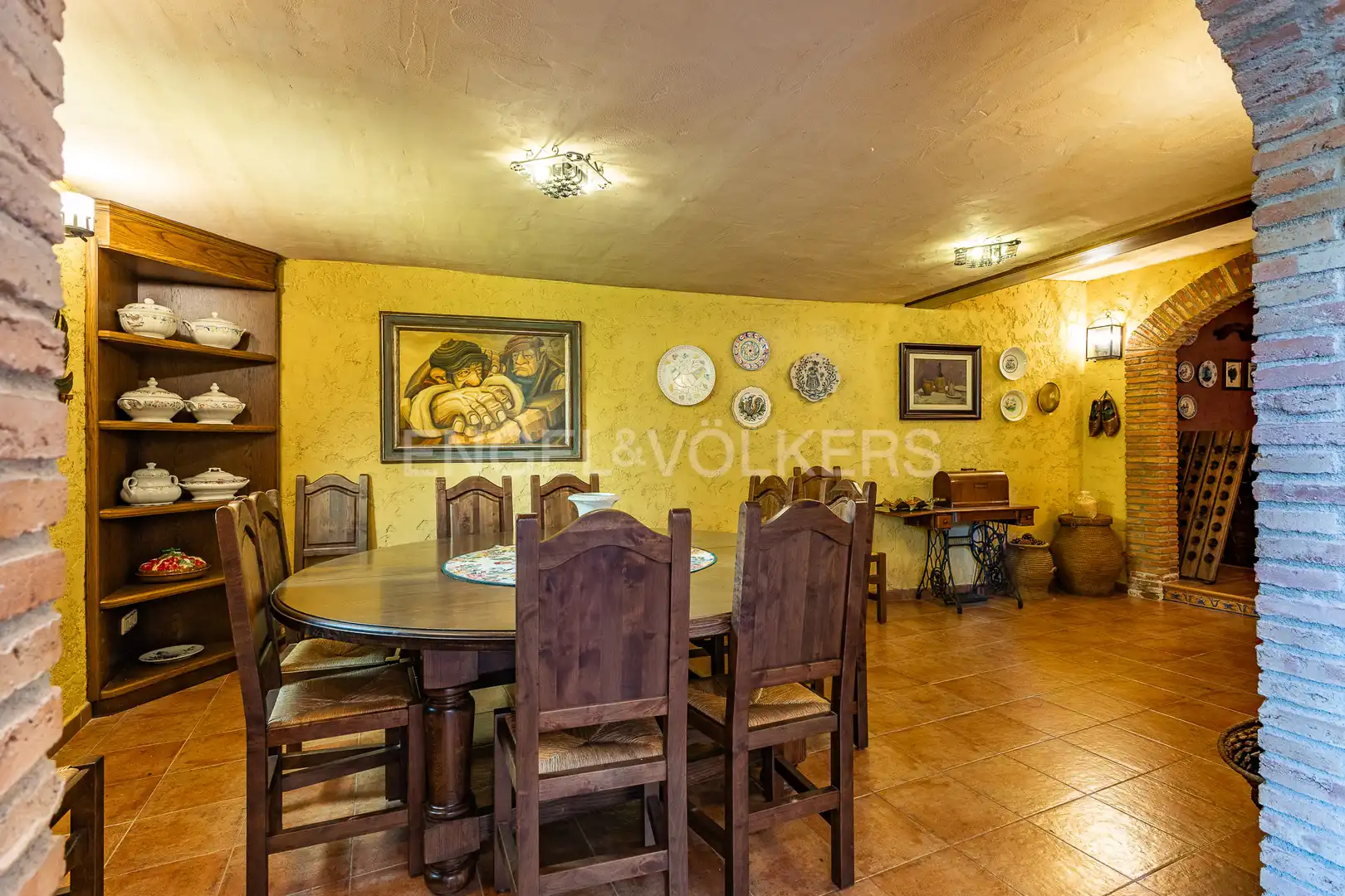 Comedor de Casa o chalet de alquiler en Sant Cugat del Vallès con Calefacción, Jardín privado y Piscina
