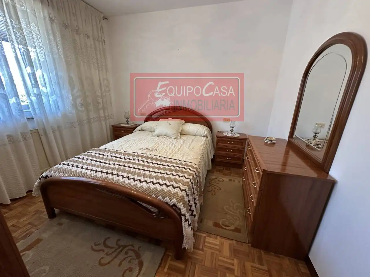 Bedroom of Flat for sale in Begonte  with Heating, Private garden and Parquet flooring