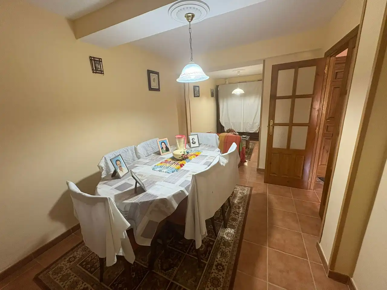 Dining room of Country homes for sale in Castillejo de Robledo  with Heating, Parquet flooring and Terrace