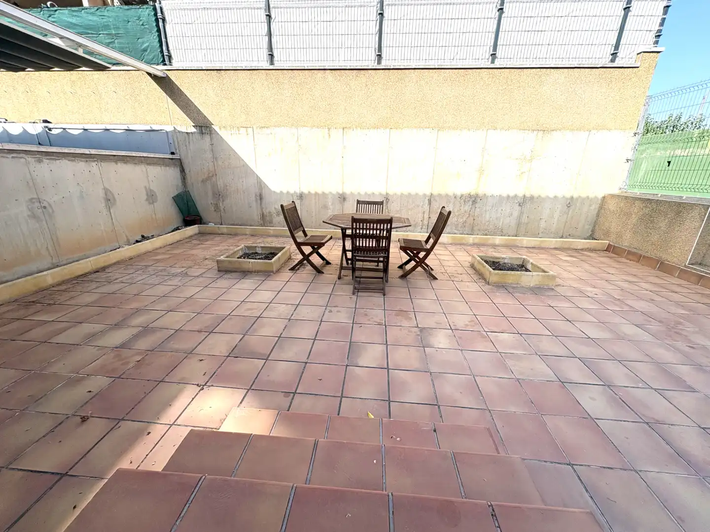 Terraza de Casa adosada en venta en La Pobla de Montornès   con Calefacción, Jardín privado y Terraza