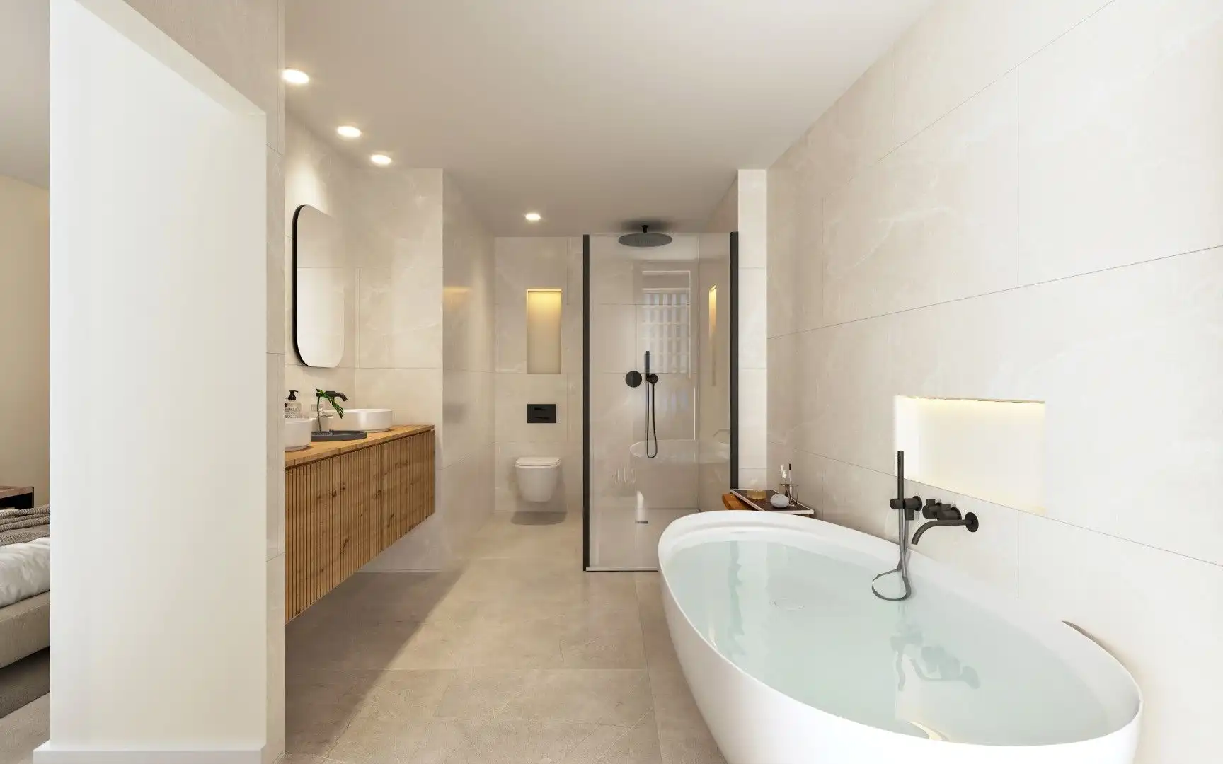 Baño de Apartamento en venta en Fígols con Aire acondicionado, Calefacción y Jardín privado