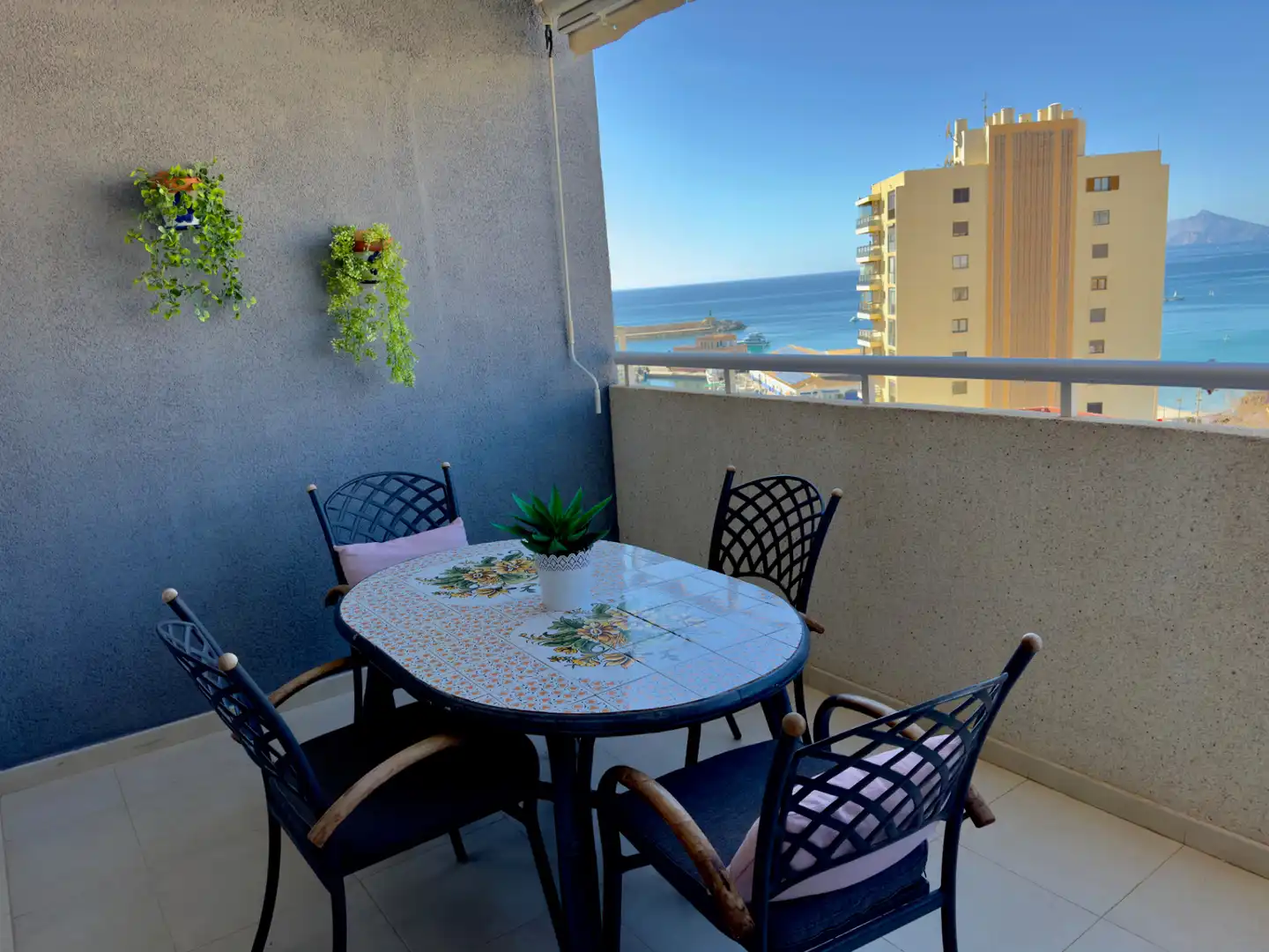 Terrassa de Apartament en venda en Calpe / Calp amb Aire condicionat, Calefacció i Terrassa