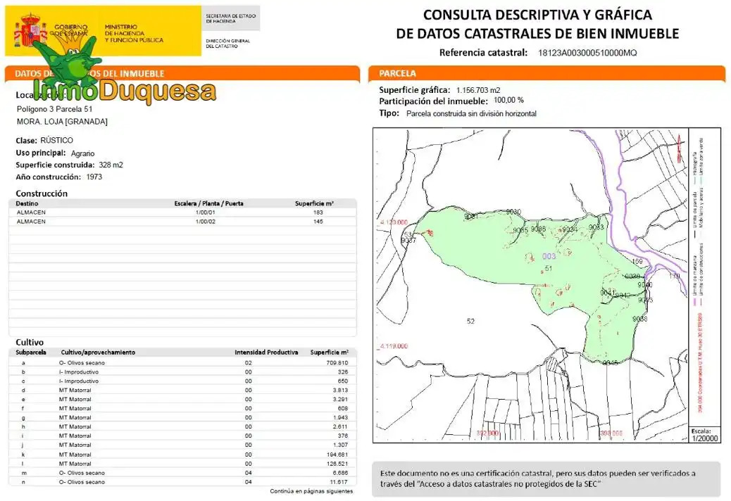 Casa rústica en venda a Camino Polígono 3 Parcela 51 MORA. LOJA (GRANADA) 3, imagen 2