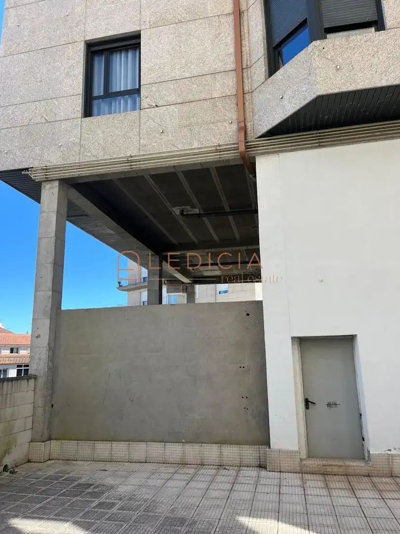 Vista exterior de Piso en venta en Cangas  con Calefacción y Amueblado