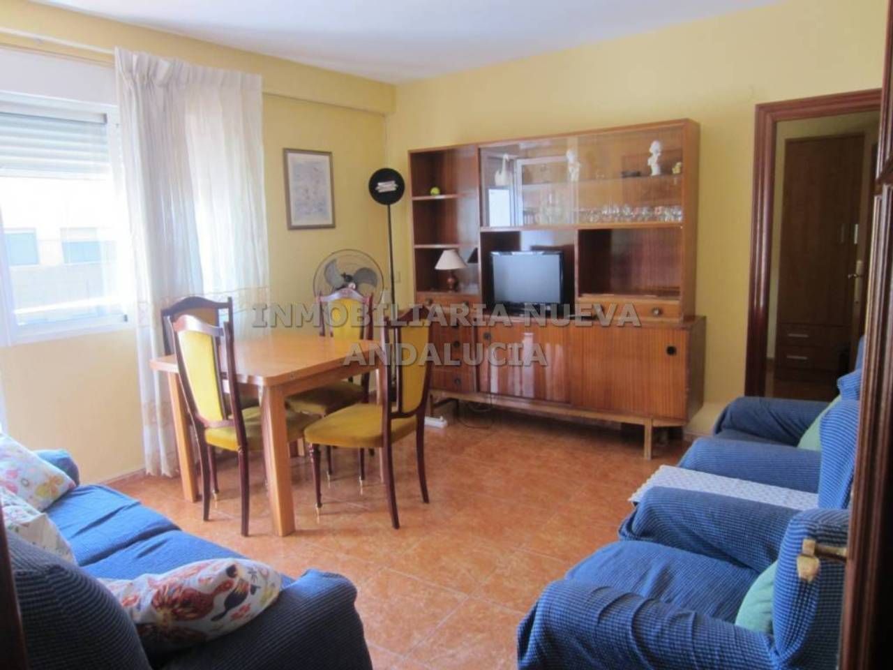 Sala d'estar de Pis de lloguer en  Almería Capital amb Terrassa i Moblat