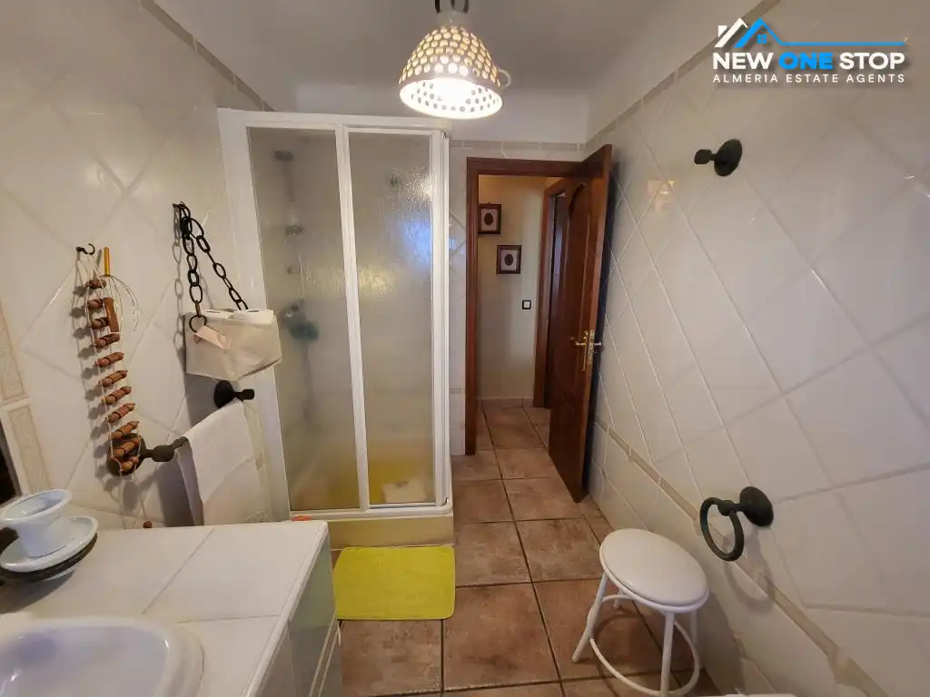 Baño de Casa o chalet en venta en Mojácar con Aire acondicionado, Calefacción y Jardín privado