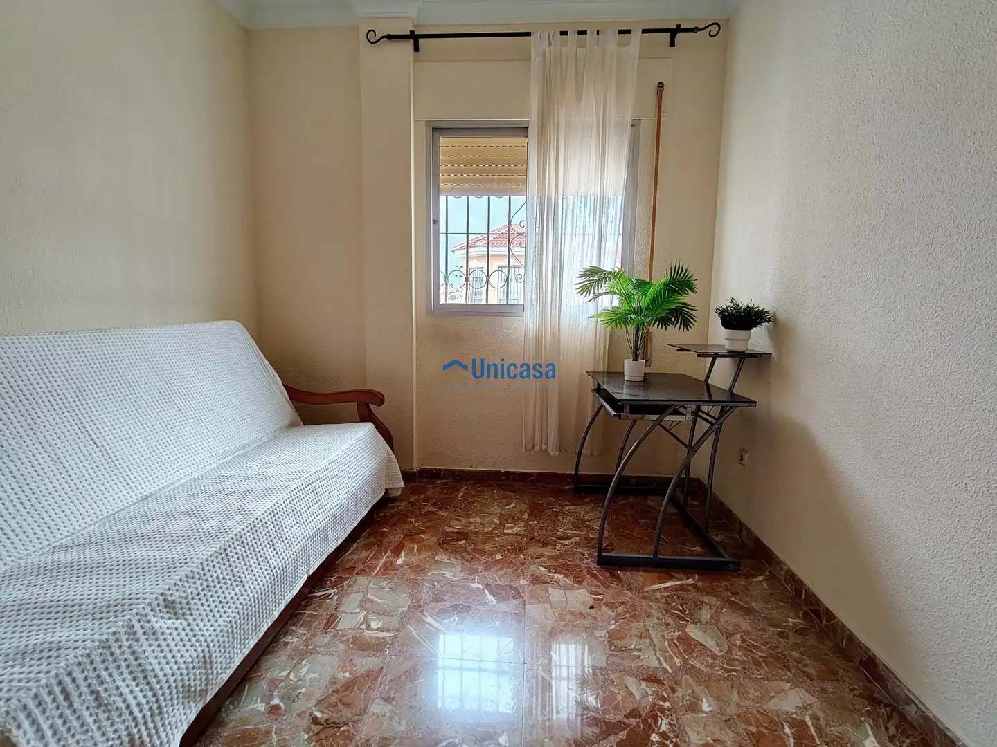 Bedroom of Flat for sale in Málaga  with Air Conditioner, Terrace and Furnished
