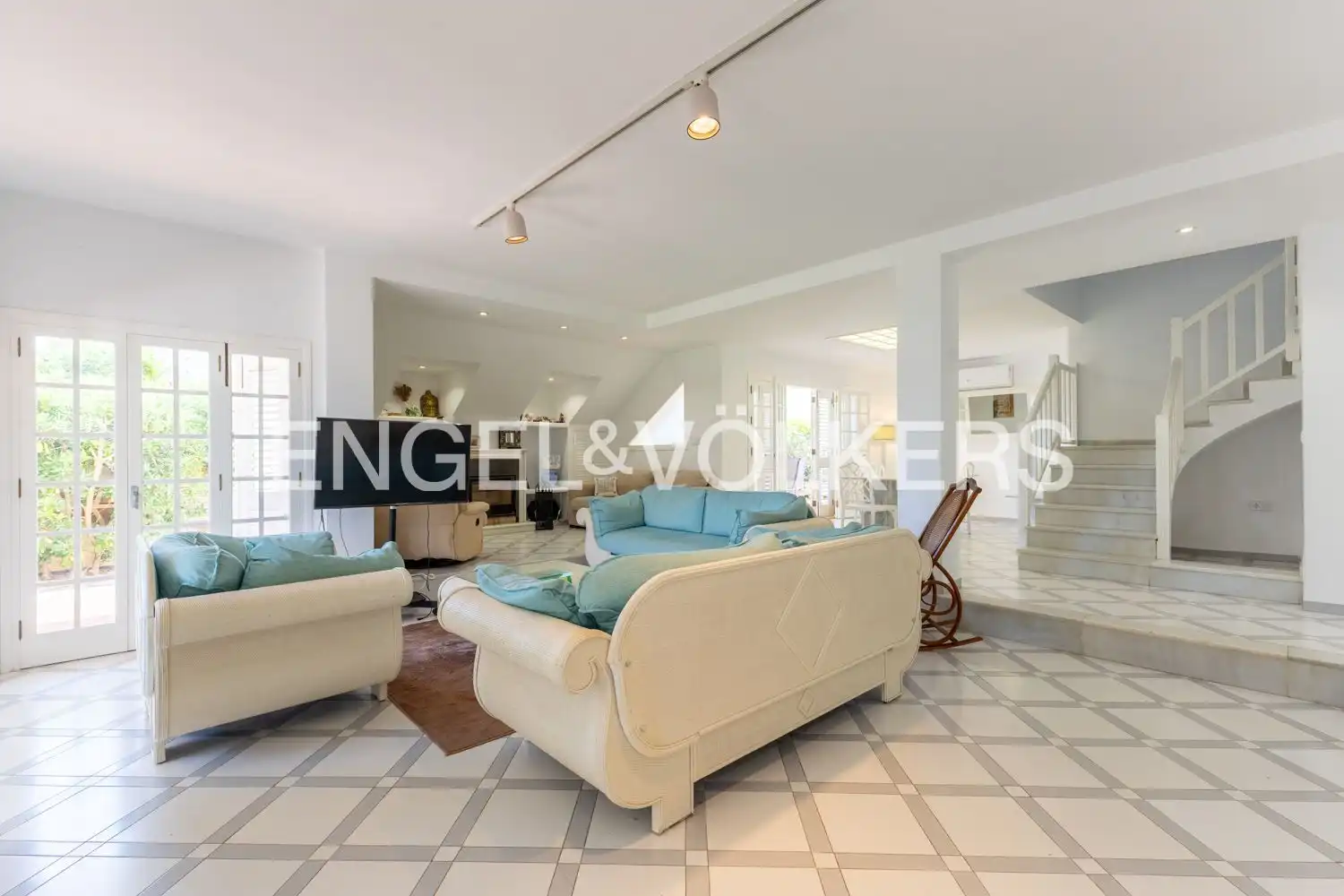Living room of Houses for rent in Valencia  with Air Conditioner, Heating and Private garden