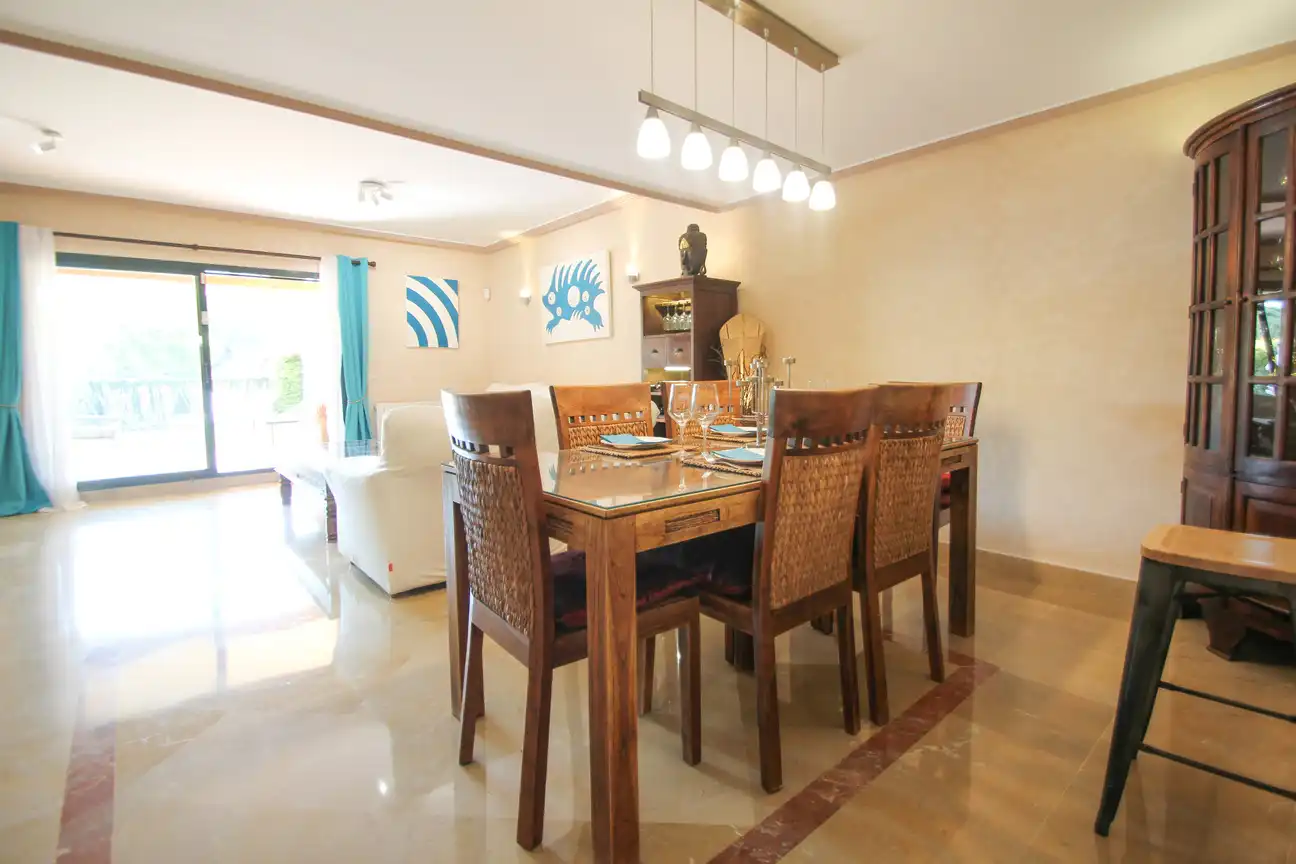 Dining room of Houses for rent in Marbella  with Furnished and Pets allowed