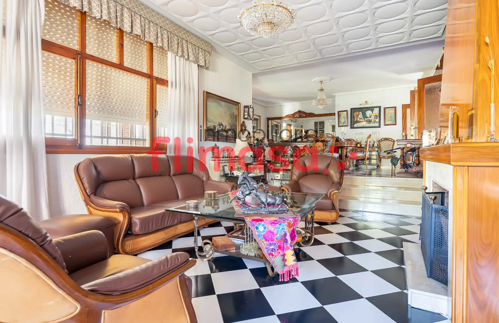 Living room of Houses for sale in Villaviciosa de Odón  with Heating, Private garden and Terrace