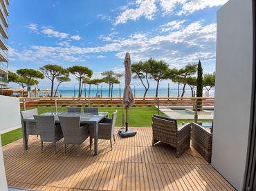 Apartament amb piscina de lloguer a Marítim