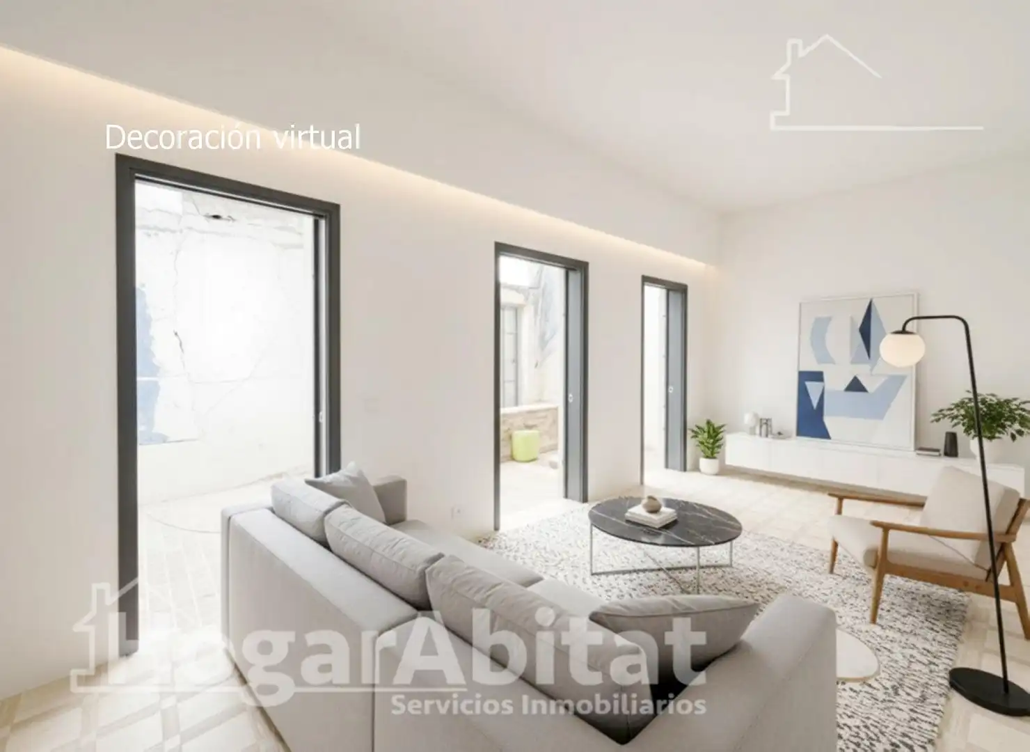 Sala de estar de Casa o chalet en venta en Sagunto / Sagunt con Terraza
