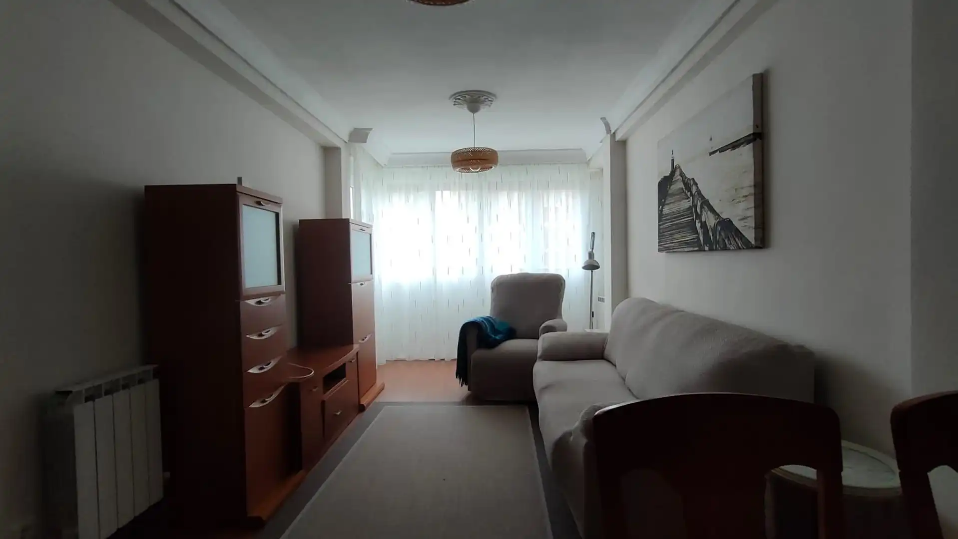 Sala de estar de Piso de alquiler en Donostia - San Sebastián  con Calefacción y Balcón