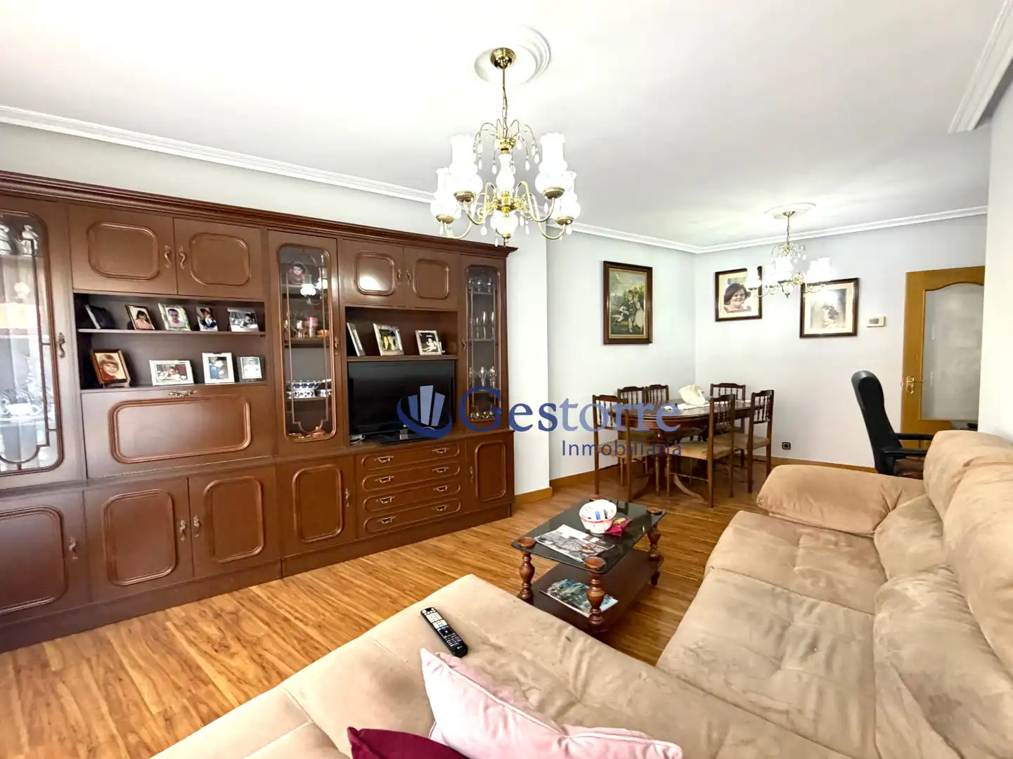 Wohnzimmer von Wohnung zum Verkauf in Gijón  mit Heizung und Balkon
