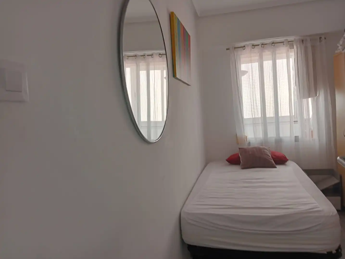 Bedroom of Flat for rent in Valencia  with Parquet flooring, Furnished and Oven