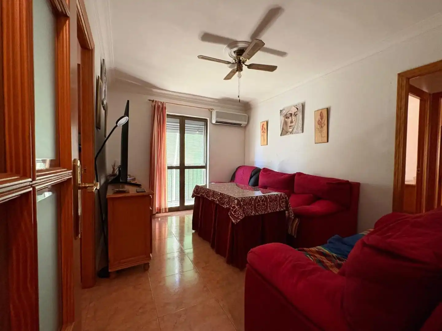 Bedroom of Flat for sale in Sevilla  with Air Conditioner, Terrace and Storage room