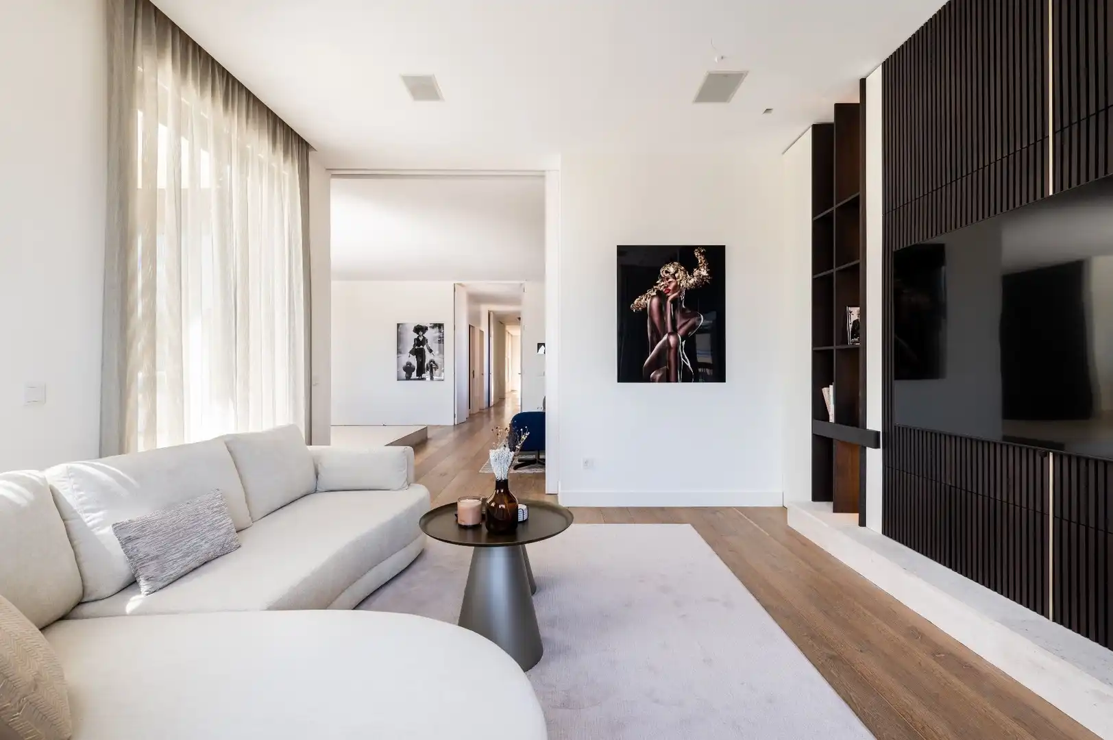 Living room of Attic for rent in Madrid  with Air Conditioner, Heating and Terrace