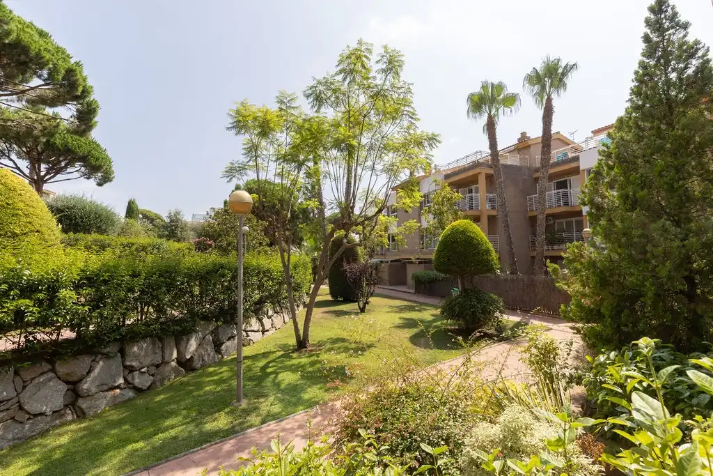 Garten von Wohnung zur Miete in Sant Andreu de Llavaneres mit Schwimmbad