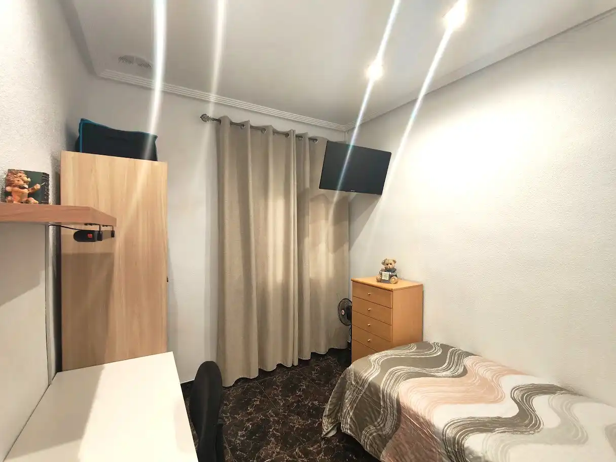 Bedroom of Flat for rent in Elche / Elx  with Air Conditioner, Terrace and Furnished