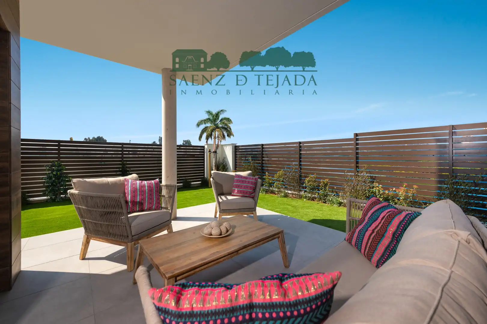 Terraza de Casa o chalet de alquiler en Dos Hermanas con Aire acondicionado, Calefacción y Jardín privado