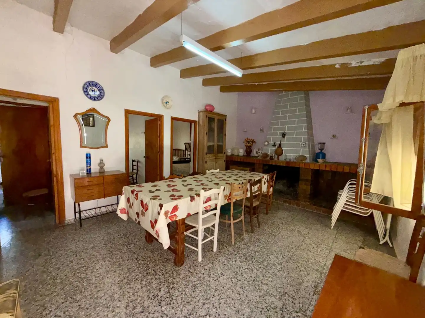 Esszimmer von Country house zum Verkauf in Biar mit Privatgarten, Abstellraum und Schwimmbad