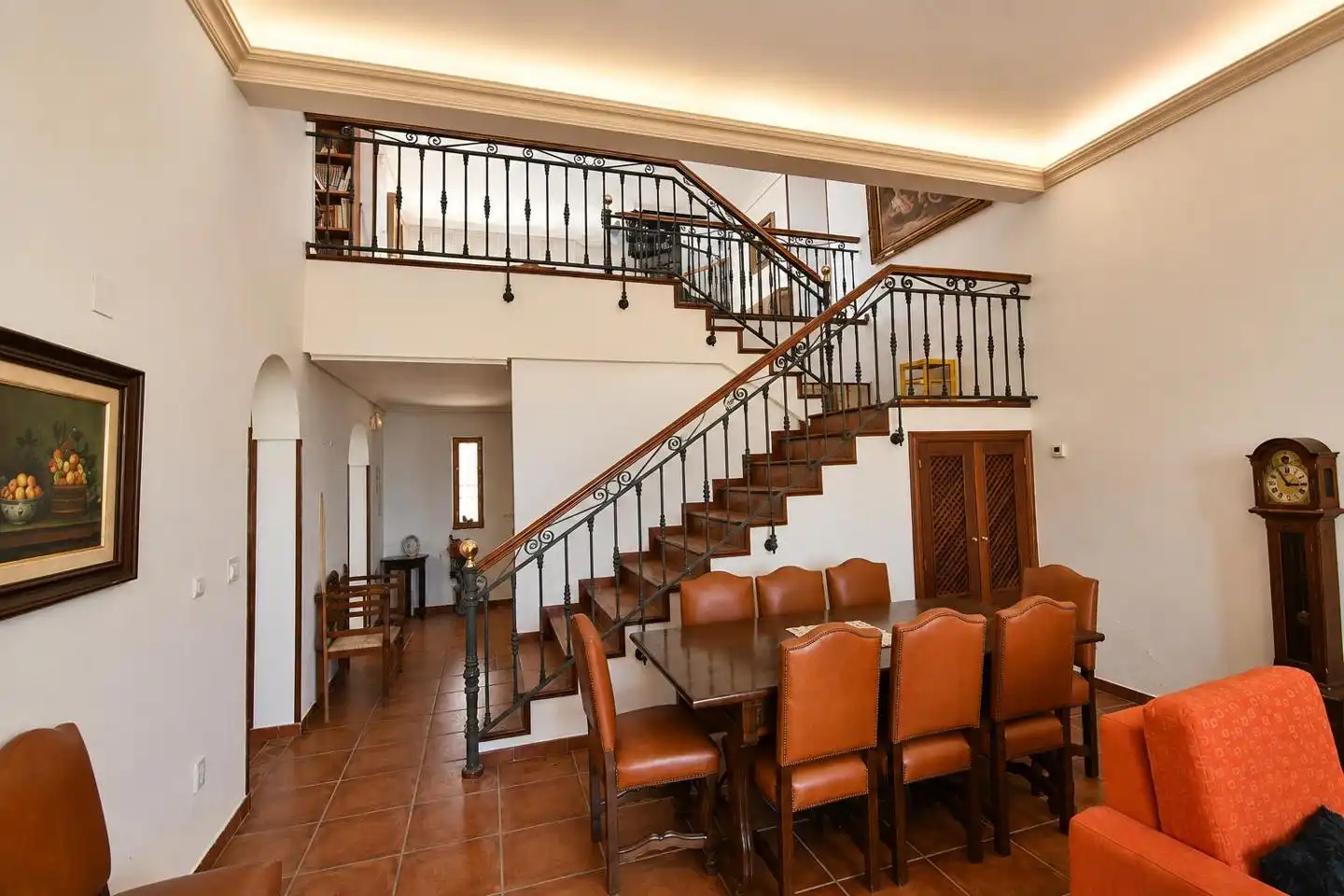 Comedor de Casa o chalet en venta en Alcazarén con Calefacción, Jardín privado y Trastero