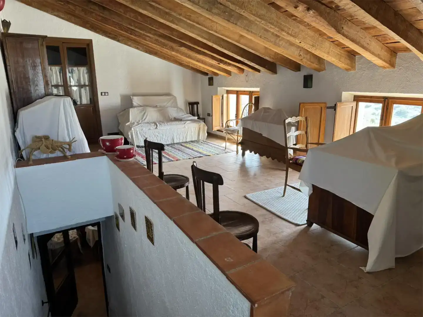 Sala de estar de Finca rústica en venta en Galera con Jardín privado, Trastero y Amueblado