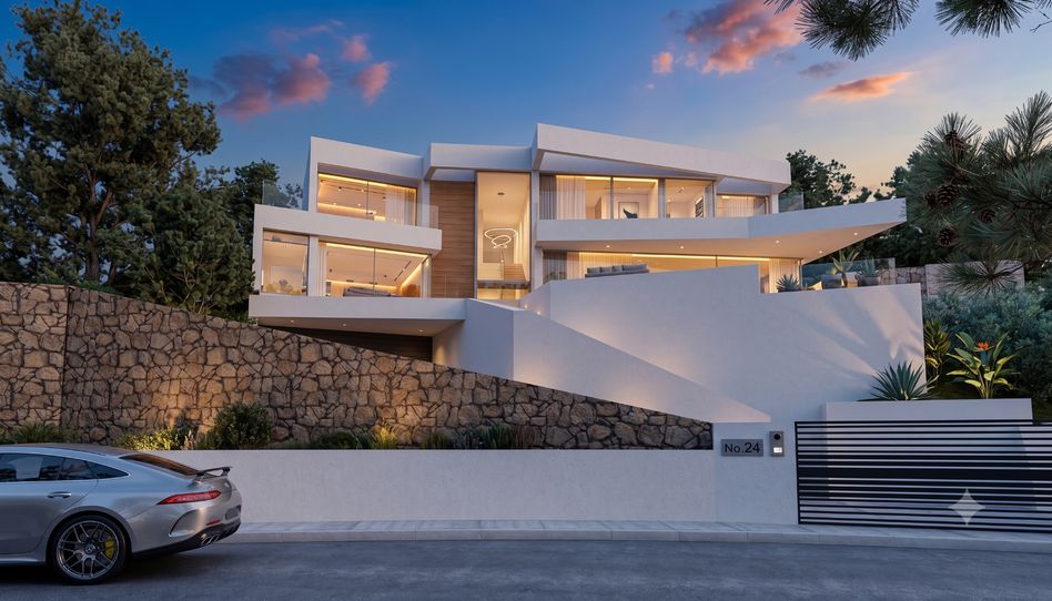 Foto 0 de Promoción Espectacular Villa de Obra Nueva con Vistas al Mar en Altea Hills