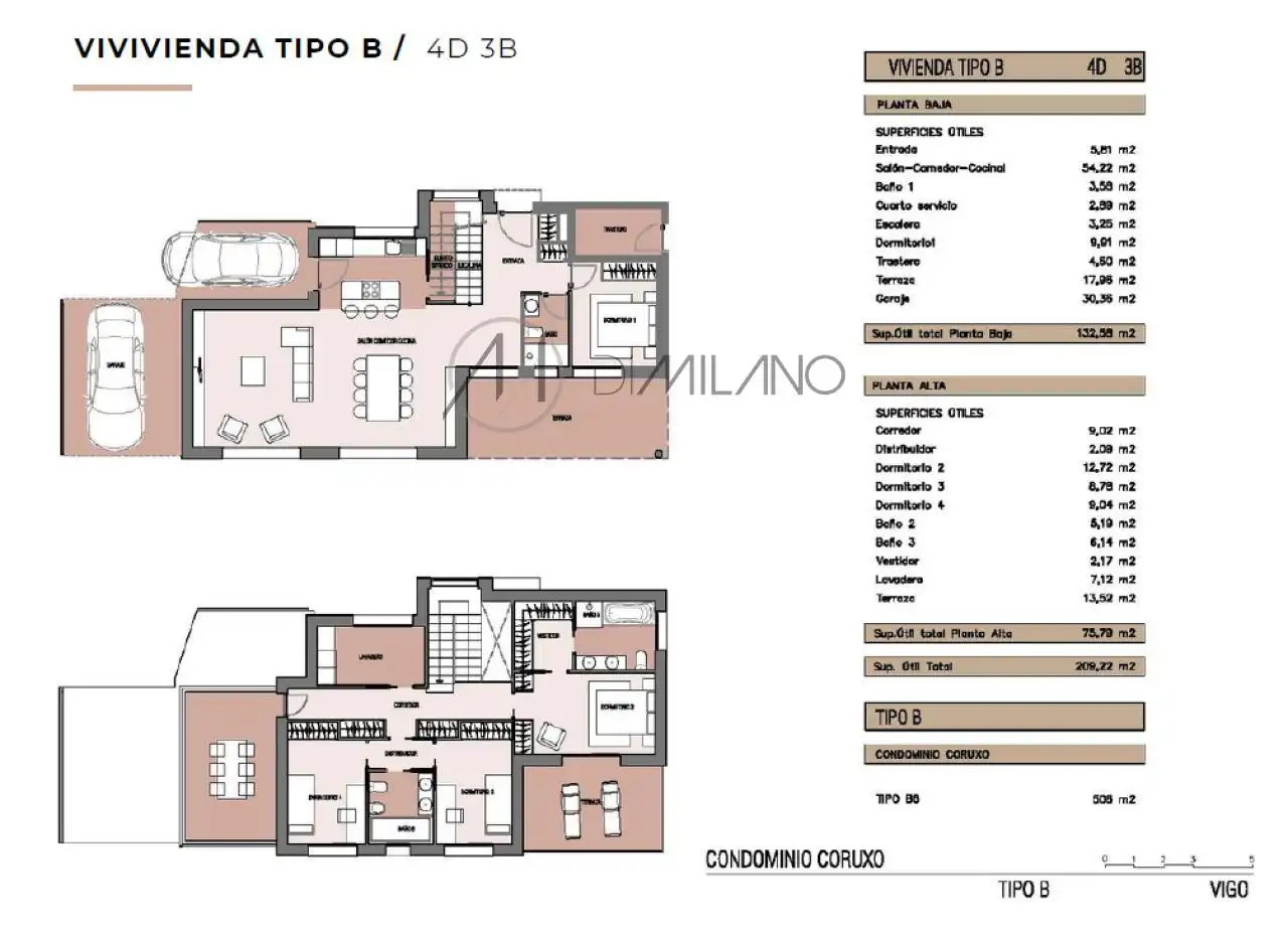 Casa o chalet en venta en Vigo  con Calefacción, Jardín privado y Terraza