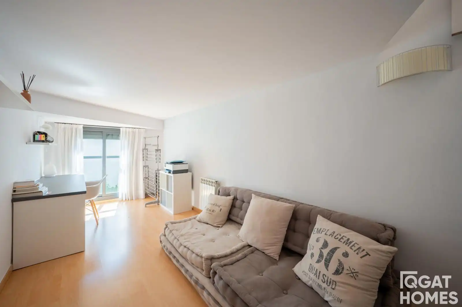 Sala de estar de Piso en venta en Sant Cugat del Vallès con Aire acondicionado, Calefacción y Terraza