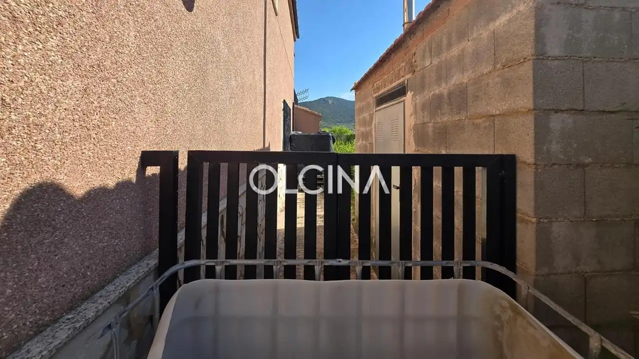 Balcony of Houses for sale in Banyeres de Mariola  with Heating, Private garden and Terrace