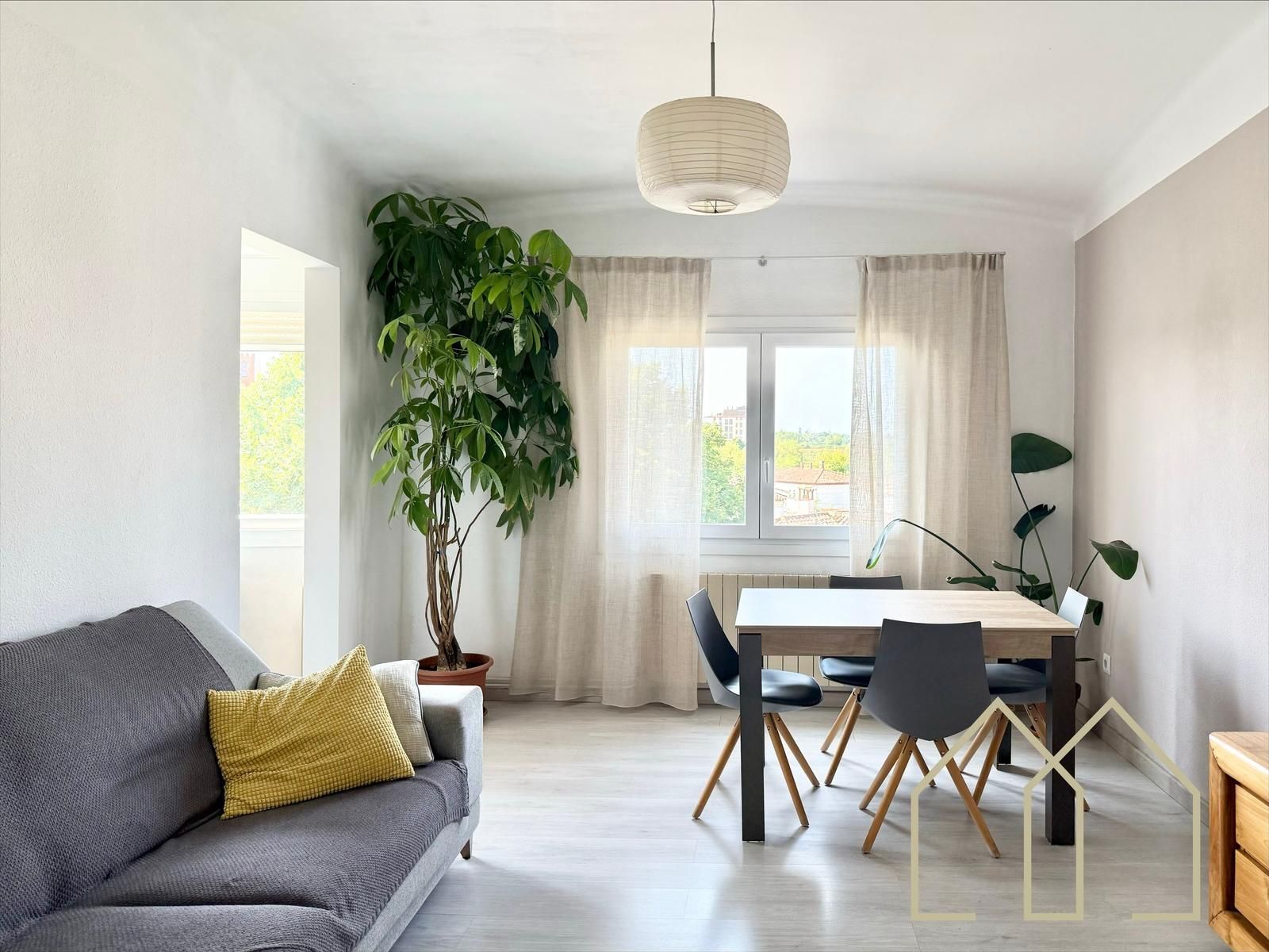 Living room of Attic for sale in Girona Capital  with Air Conditioner and Heating