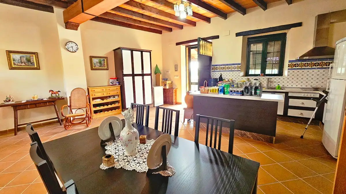 Comedor de Casa o chalet en venta en El Castillo de las Guardas con Aire acondicionado, Jardín privado y Terraza