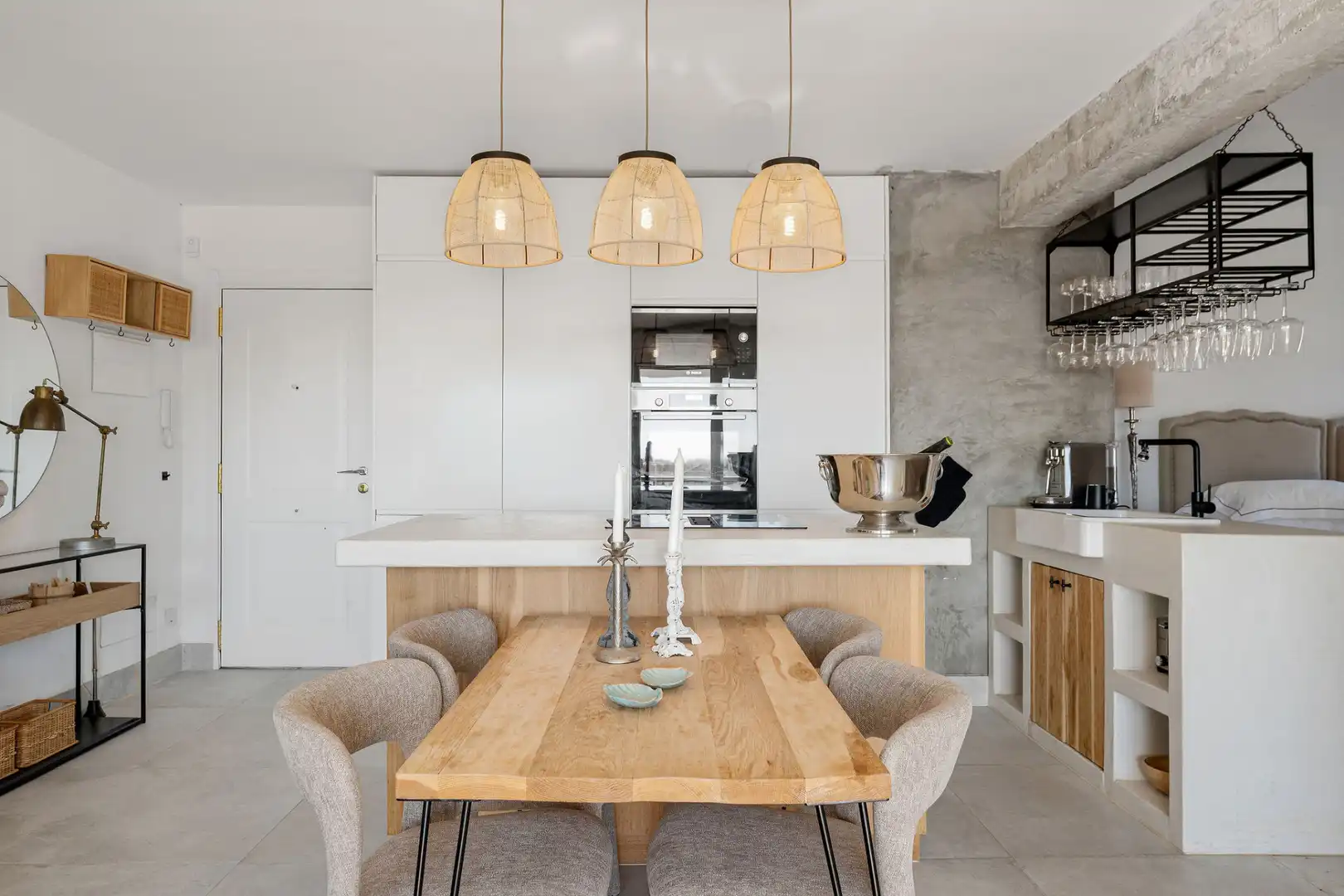Cocina de Apartamento en venta en Marbella con Aire acondicionado, Calefacción y Terraza