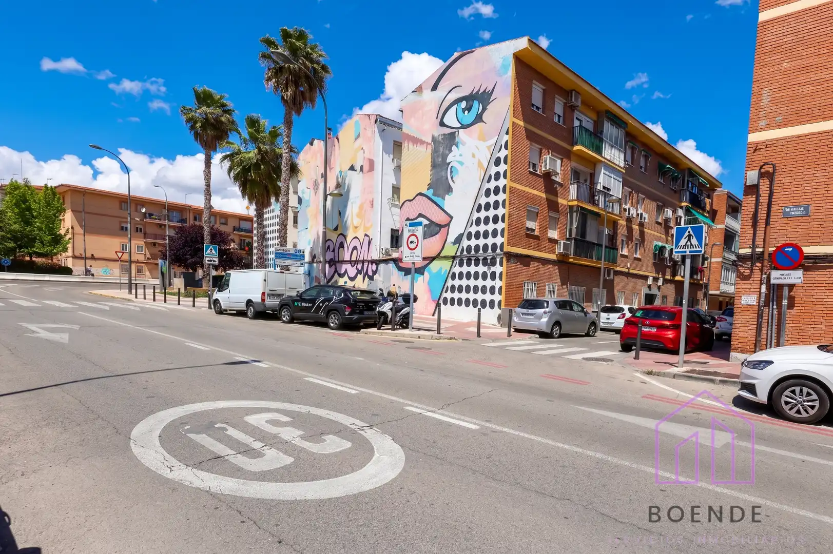 Exterior view of Flat for sale in Getafe  with Air Conditioner, Terrace and Furnished