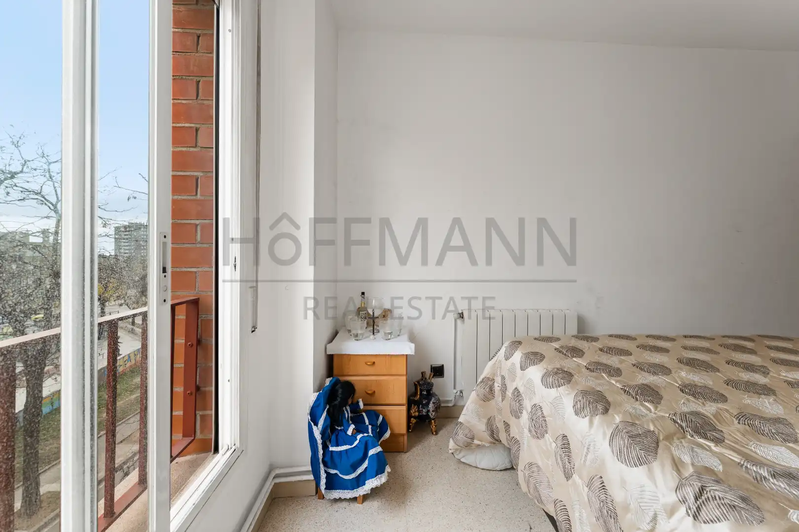 Bedroom of Flat for sale in Terrassa  with Air Conditioner, Heating and Furnished