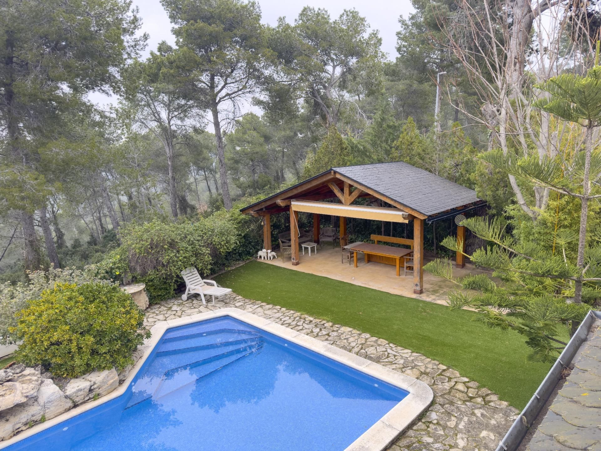 Swimming pool of House or chalet for sale in Vallirana  with Heating, Private garden and Terrace