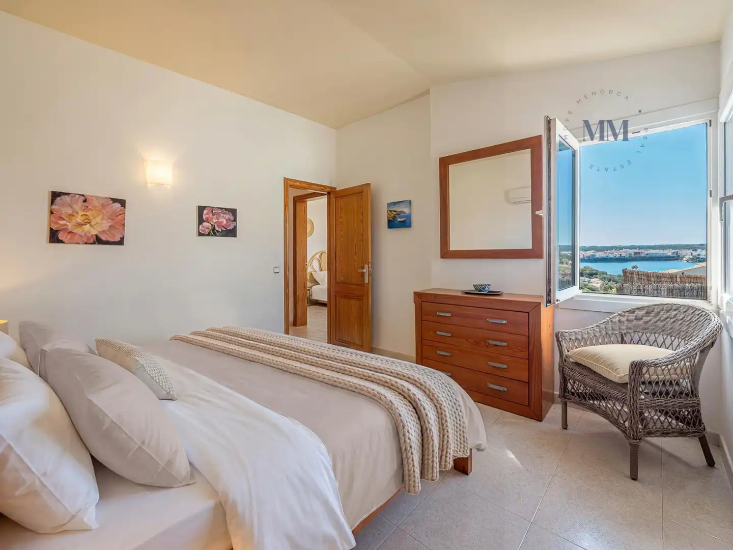 Schlafzimmer von Haus oder Chalet zum Verkauf in Maó - Mahón mit Klimaanlage, Privatgarten und Terrasse