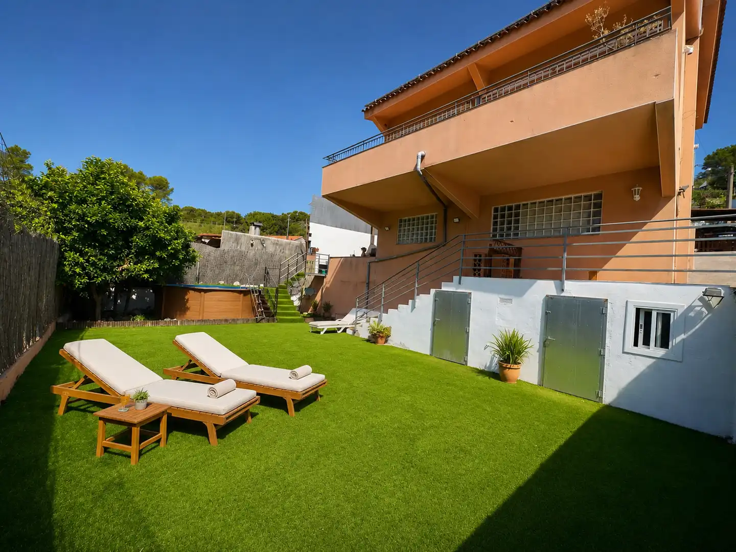 Terrassa de Casa o xalet en venda en Rubí amb Aire condicionat, Calefacció i Jardí privat