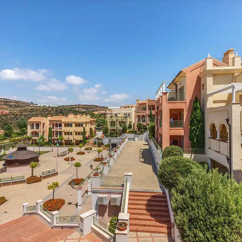 Vista exterior de Apartamento en venta en Manilva con Jardín privado, Amueblado y Lavadora