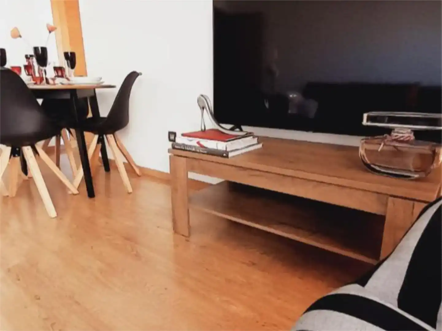 Wohnzimmer von Wohnung zur Miete in Málaga Capital mit Klimaanlage, Schwimmbad und Balkon