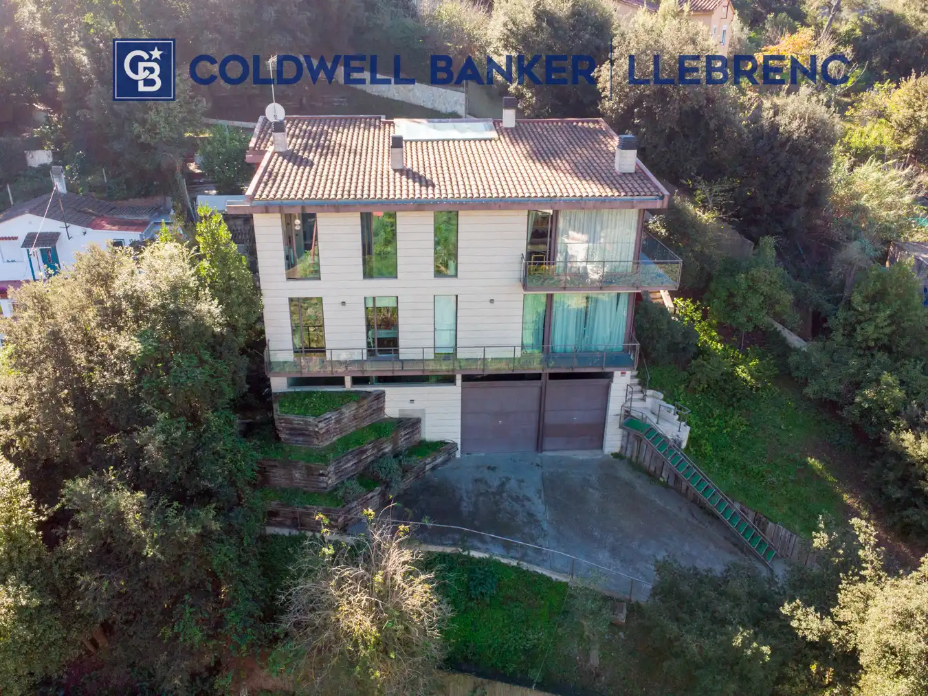 Exterior view of Houses for sale in  Barcelona Capital  with Heating, Private garden and Parquet flooring