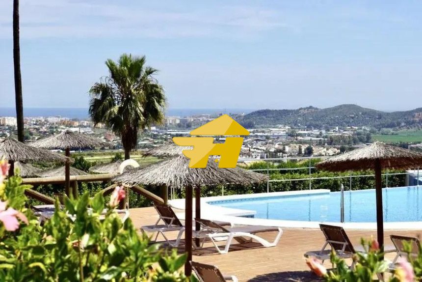 Piscina de Dúplex de alquiler en Mijas con Aire acondicionado, Jardín privado y Piscina