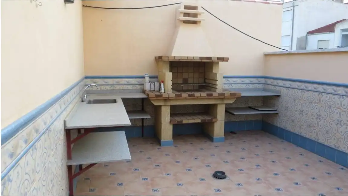 Küche von Maisonette zum Verkauf in Tobarra mit Klimaanlage, Heizung und Terrasse
